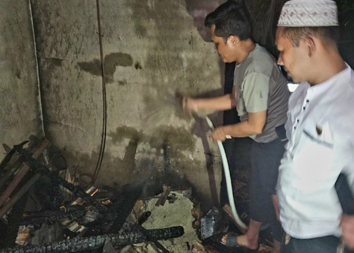 Gudang Motor di Nibung Musi Rawas Utara Terbakar, Kerugian Rp20 Juta