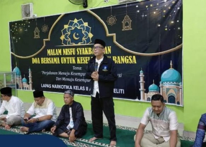 Lapas Narkotika Muara Beliti Gelar Doa Bersama Sambut Malam Nisfu Syakban