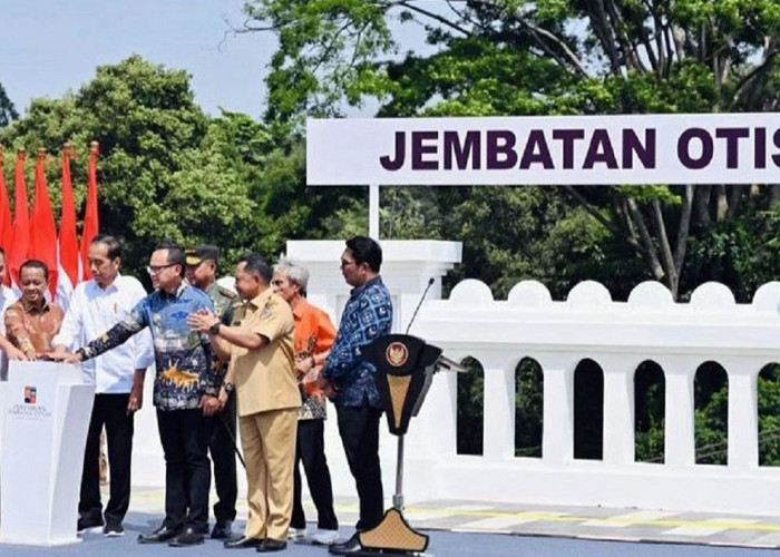 Presiden Jokowi Resmikan Proyek Pelebaran Jembatan Otto Iskandar Dinata Bogor