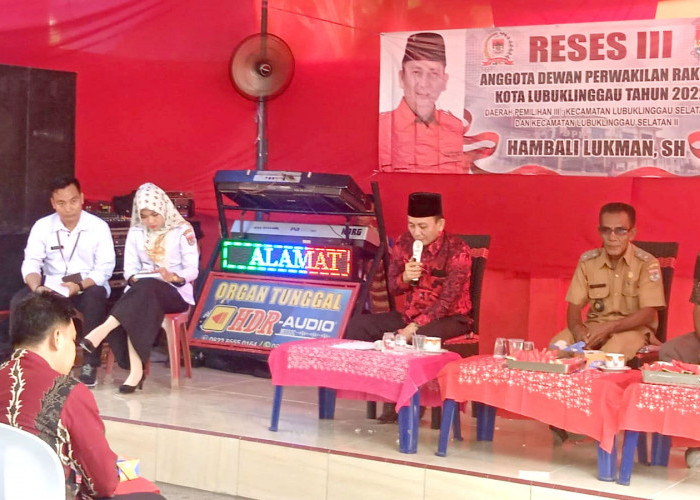 Reses Wakil Ketua DPRD Lubuklinggau Hambali Lukman, Tampung Aspirasi Masyarakat