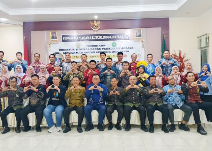 Dirjen Badilag MK RI Kunjungi Pengadilan Agama Lubuk Linggau: Launching Inovasi Digital Serta Gelar Pembinaan