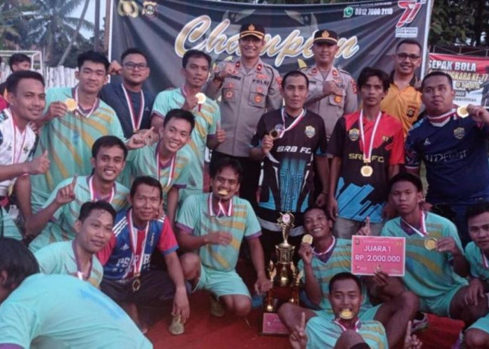 SRB Surulangun Juara Turnamen Sepakbola Kapolres Muratara Cup, Kasat Samapta Jadi Pemain Terbaik