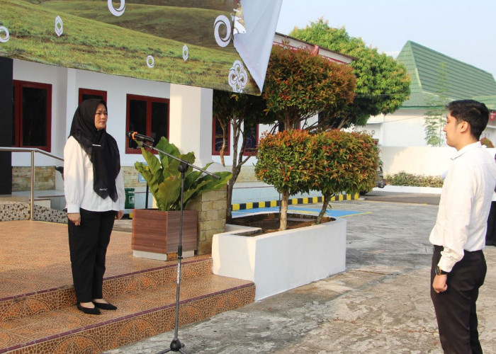 Apel Pagi Kantor Pertanahan Musi Rawas Tekankan Disiplin, Kesehatan dan Pelayanan Publik