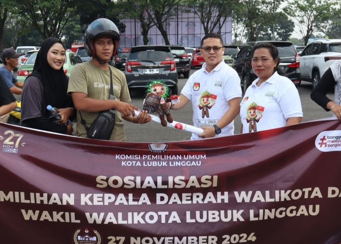 KPU Lubuk Linggau Sosialisasikan Pilkada Serentak Kepada Masyarakat 