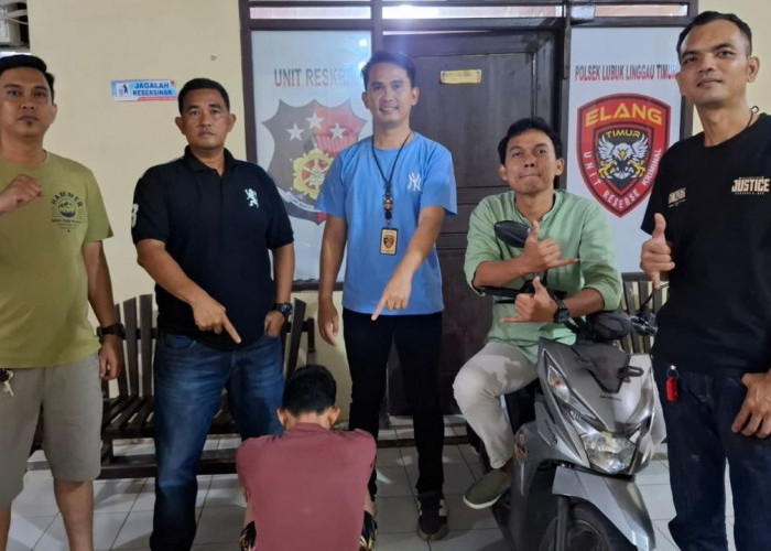 Gelapkan Motor untuk Judi Online, Warga Musi Rawas Ditangkap di Lubuk Linggau