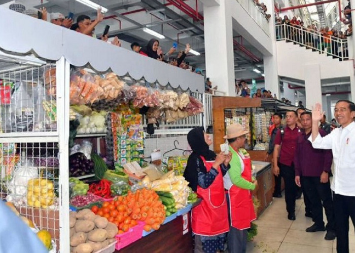 Peresmian Pasar Induk Kota Baru, Presiden Jokowi: Ini Pasar Terbesar se-Indonesia