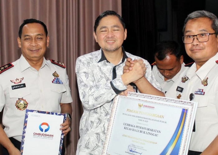 Lapas Lubuk Linggau Raih Peringkat 1 Penilaian Ombudsman