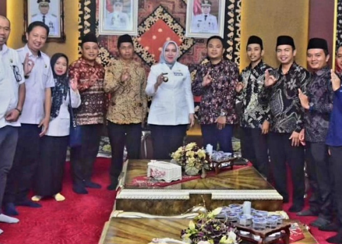 GP Ansor Musi Rawas Audiensi Dengan Bupati Hj Ratna Machmud, Rian Ardika: Pembangunan Sekarang Cukup Pesat