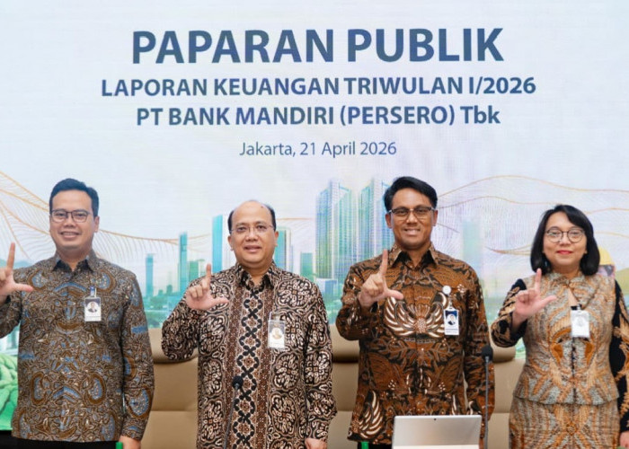 Bank Mandiri Catat Laba Bersih Rp15,4 T di Kuartal I 2026, Kukuhkan Peran sebagai Mitra Strategis Pemerintah