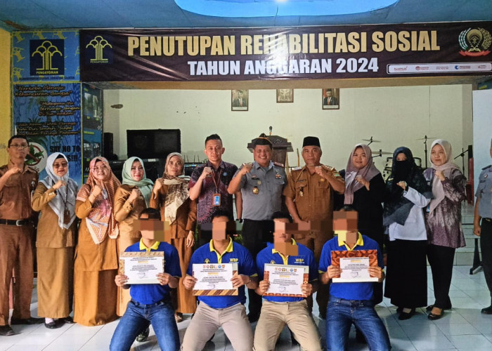 150 WBP Lapas Narkotika Kelas IIA Muara Beliti Selesai Ikuti Program Rehabilitasi Sosial Tahun 2024