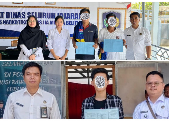 Bapas Muratara Gelar Penerimaan Klien Pemasyarakatan dari Lapas Lubuk Linggau dan Lapas Narkotika Muara Beliti