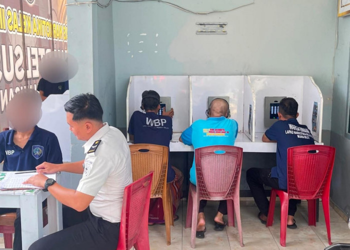 Pelayanan Prima Wartelsuspas, Warga Binaan Lapas Narkotika Muara Beliti Tetap Terhubung dengan Keluarga