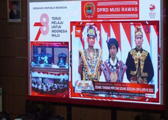DPRD Musi Rawas Gelar Paripurna Mendengarkan Pidato Kenegaraan Presiden Republik Indonesia 