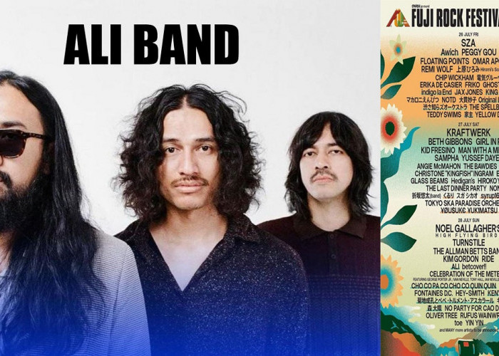 Gokil! Ali Band Bakal Manggung di Fuji Rock Festival 2024 Jepang Mewakili Indonesia, Simak Jadwalnya