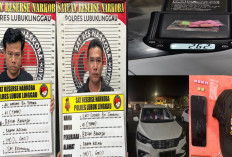 2 Warga Muara Kelingi Musi Rawas Ditangkap, Pakai Mobil Bodong Bawa Narkotika di Lubuk Linggau