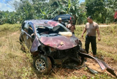 Berhasil Dievakuasi, ini Penampakan Mobil yang Terjun Sungai di Jalur Musi Rawas PALI