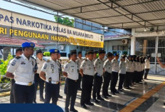 Kalapas Narkotika Muara Beliti Tegaskan Disiplin, Beri Arahan Tegas kepada Petugas