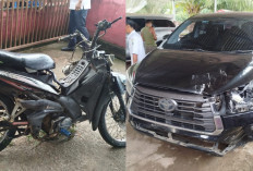 Pengendara Motor di Musi Rawas Utara Tewas Tertabrak Mobil Mat Peci