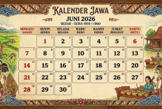 Kalender Jawa Bulan Juni 2026: Lengkap dengan Weton, Pasaran dan Neptunya