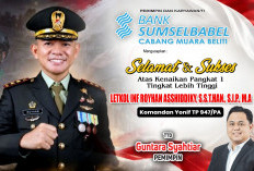 Bank Sumsel Babel Cabang Muara Beliti Ucapkan Selamat dan Sukses Kepada Letkol Inf Royhan Asshiddiky