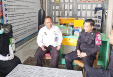 Perkuat Pengawasan Layanan Kunjungan, Plh KPLP Lapas Narkotika Muara Beliti Gelar Bintorwasdal