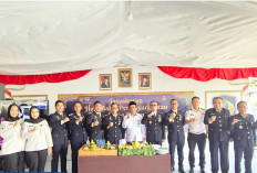 Khidmat dan Penuh Syukur, Lapas Narkotika Muara Beliti Ikuti Tasyakuran HBP ke-62 Secara Virtual