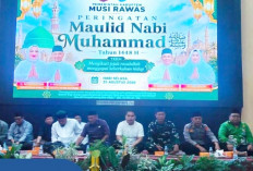 Meneladani Rasulullah, Memperkuat Silaturahmi, Lapas Narkotika Muara Beliti Hadiri Maulid Nabi dan Tasyakuran