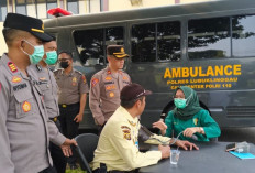 Peduli Kebugaran Mitra, Polres Lubuk Linggau Gelar Cek Kesehatan Gratis untuk Security Binaan