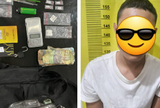 Simpan 11 Paket Sabu di Tas Ransel, ABH di SU II Palembang Diciduk Polisi
