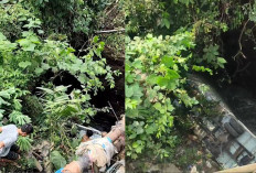 Rem Blong, Truk Pengangkut Kopi Terjun ke Sungai di Kepala Curup Rejang Lebong Bengkulu