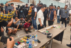 Polda Sumsel dan BNNP Gerebek 3 Titik Narkoba di Boom Baru Palembang, 8 Orang Positif Sabu