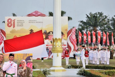 Bangga! Siswa MAN 1 Lubuk Linggau Kenzi Niscala Sudiar Jadi Petugas Penurunan Bendera HUT RI Tingkat Provinsi