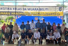 Tunjukkan Kepedulian Sosial, Lapas Narkotika Muara Beliti Salurkan Bansos kepada Keluarga Warga Binaan