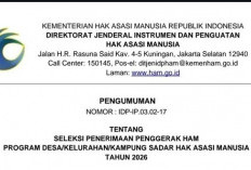 Syarat Ikut Rekrutmen Penggerak HAM Juni 2026, Lulusan SMA Bisa Daftar 