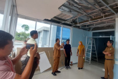Rusak Akibat Bencana, Dinas PUCK-TRP Musi Rawas Evaluasi dan Perbaiki Kerusakan Plafon RSUD dr Sobirin