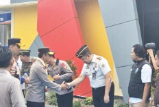 Sinergitas Lapas Narkotika Muara Beliti Hadiri Kunjungan Kapolda Sumsel di Polres Musi Rawas