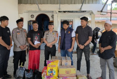 Polisi Musi Rawas Utara Beri Bantuan Kepada Keluarga Korban Tenggelam di Sungai Rupit 