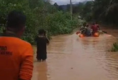Ratusan Rumah di Musi Rawas Terendam Banjir, Ketinggian Air Capai 1,5 Meter