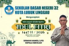 SD Negeri 32 Lubuk Linggau Ucapkan Selamat Hari Raya Idul Fitri 1 Syawal 1447 Hijirah
