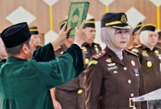 Lantik Kajari Musi Rawas Dr Ema Siti Huzaemah Ahmad, SH, MH, Ini Pesan Kajati Sumatera Selatan