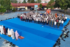 Minta Hujan Cegah Karhutla, Polres Musi Rawas Gelar Salat Istisqa Berjamaah di Mapolres