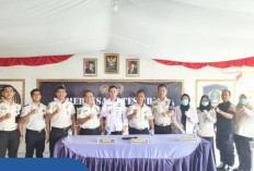 Jelang Hari Bhakti Pemasyarakatan, Lapas Narkotika Muara Beliti Tes Urine Pegawai dan Warga Binaan