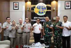 Pererat Silahturahmi, Kanwil BPN Provinsi Sumsel Terima Audiensi dari Pomdam II/Sriwijaya
