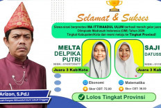 Selamat! 2 Santri MA Ittihaadul Ulum Lubuk Linggau Juara OMI 2026 dan Melaju ke Provinsi
