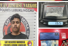 Kurir Sabu di Lubuk Linggau Kaget Ketemu Polisi, Barang Bukti di Stang Motor