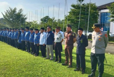 Khidmat dan Penuh Makna, Lapas Narkotika Muara Beliti Ikuti Upacara Hari Pendidikan Nasional
