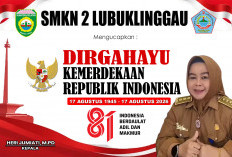 Keluarga Besar SMKN 2 Lubuk Linggau Mengucapkan Dirgahayu Kemerdekaan Republik Indonesia ke-81