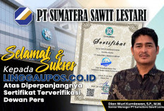 PT Sumatera Sawit Lestari Ucapkan Selamat Diperpanjangnya Sertifikat Terverifikasi Dewan Pers
