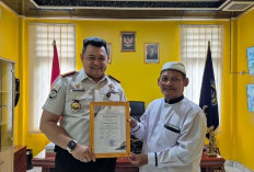 Masjid At-Taubah Lapas Narkotika Muara Beliti Raih Penghargaan Kemenag Musi Rawas atas Verifikasi Arah Kiblat