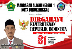 Keluarga Besar MAN 1 Lubuk Linggau Mengucapkan Dirgahayu Kemerdekaan Republik Indonesia ke-81